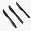 Black Disposable Plastic Knife for Foodservice Black Disposable Plastic Knife for Foodservice