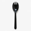 Black Disposable Spork for Foodservice Meals