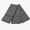 Black Folded Paper Napkins for Foodservice Supply