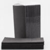 Black Folded Paper Napkins for Foodservice Supply