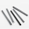 Black Plastic Drinking Straws, Wrapped or Bulk