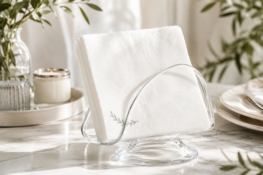 Branded beverage napkins for restaurant, cafés, bars, and hotels