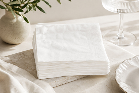 Branded beverage napkins for restaurant, cafés, bars, and hotels