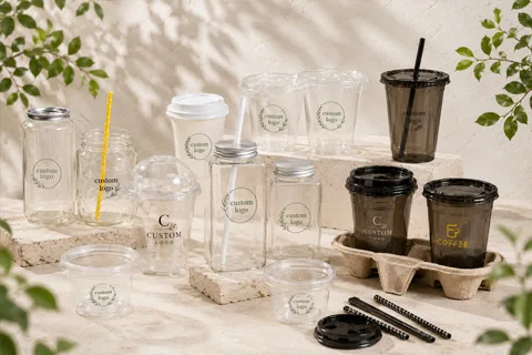 Bulk PET cold cups for bubble tea and beverage shops