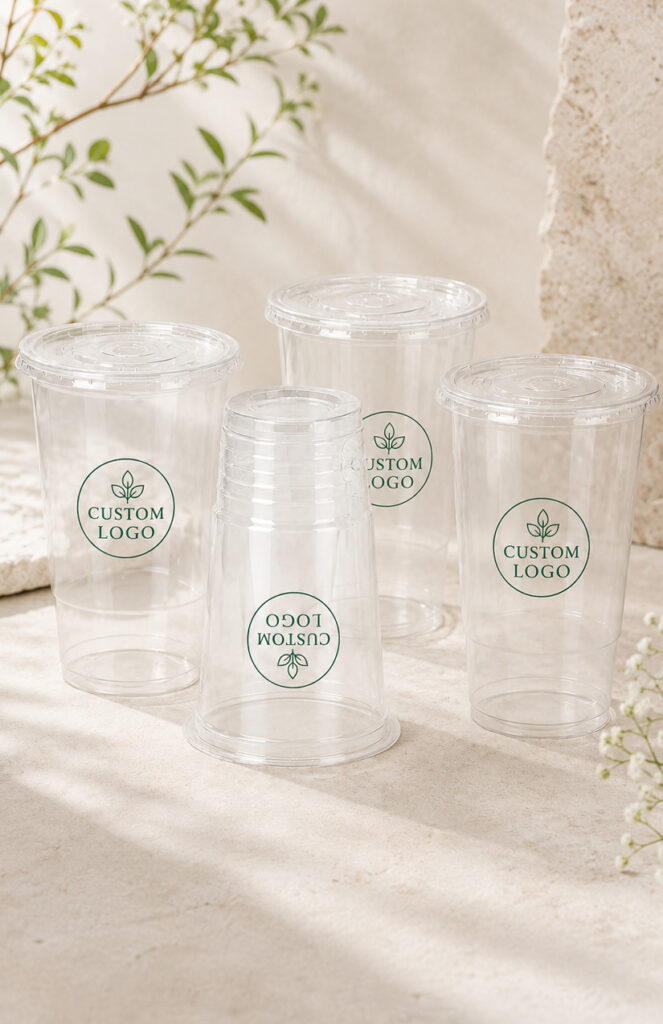 Bulk PP cups for bubble tea shop suppliers