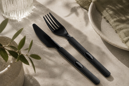 Bulk disposable utensil sets for distributor inventory