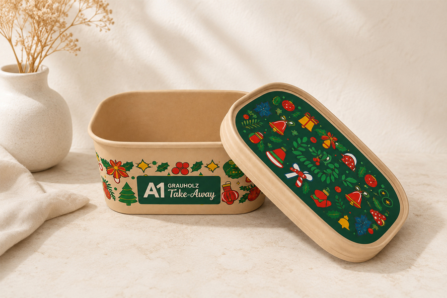 Bulk paper bowl packaging for distributors and supermarkets