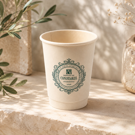 Bulk paper coffee cups for café chain procurement programs