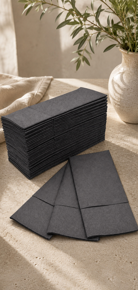 Bulk paper napkins for restaurants, cafés, and hotels