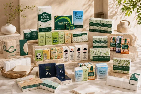 Bulk pocket tissues for retail and private label supply
