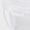 Clear Drink Bucket Cup with Lid, Straw and Handle