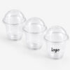 Clear Ice Cream Dessert Cup with Fitted Lid Clear Ice Cream Dessert Cup with Fitted Lid