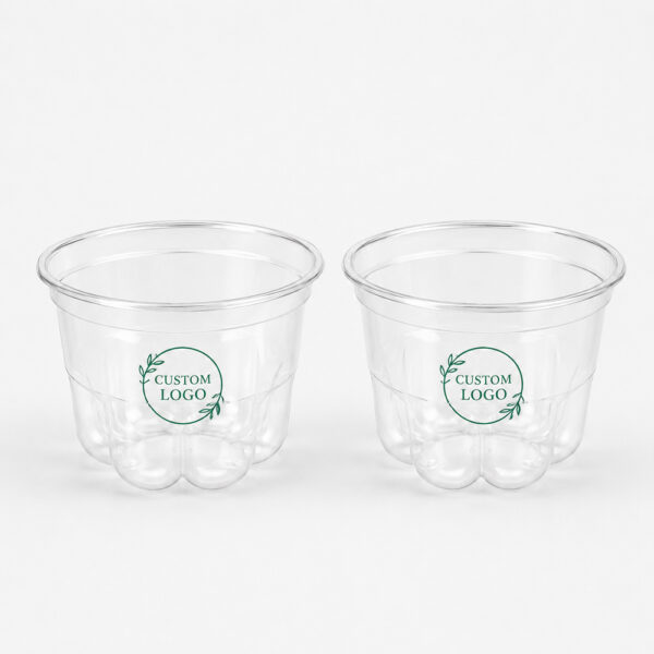 Clear PET Cat Paw Cup for Cold Drinks, 260ml