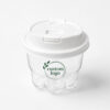 Clear PET Cat Paw Cup for Cold Drinks, 260ml