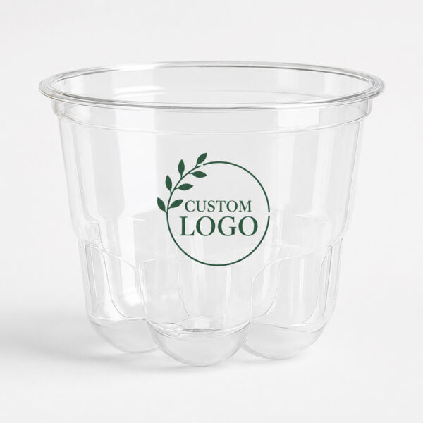 Clear PET Cat Paw Cup for Cold Drinks, 260ml