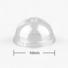 Clear PET Cold Cup Lids in Flat and Dome Styles