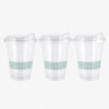 Clear PET Milk Tea Cup with 98mm Rim