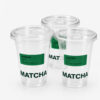 Clear PET Milk Tea Cup with 98mm Rim