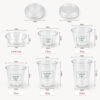 Clear PET Yogurt Cup with Inner Tray and Dome Lid Clear PET Yogurt Cup with Inner Tray and Dome Lid