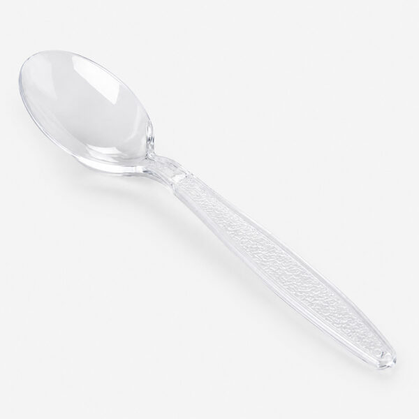Clear PS Disposable Teaspoon for Foodservice Clear PS Disposable Teaspoon for Foodservice