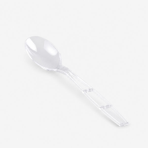 Clear PS Disposable Teaspoon for Foodservice Clear PS Disposable Teaspoon for Foodservice