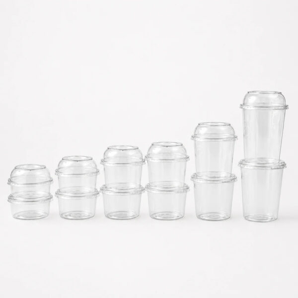 Clear Plastic Dessert Cup with Dome Lid Clear Plastic Dessert Cup with Dome Lid