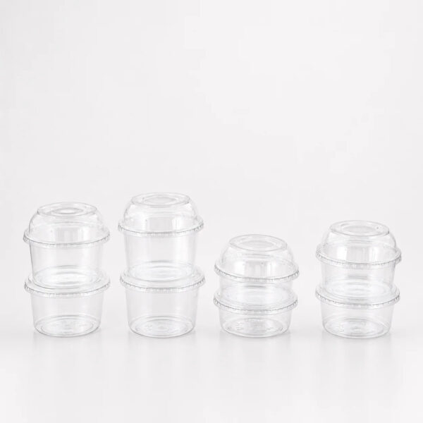 Clear Plastic Dessert Cup with Dome Lid Clear Plastic Dessert Cup with Dome Lid