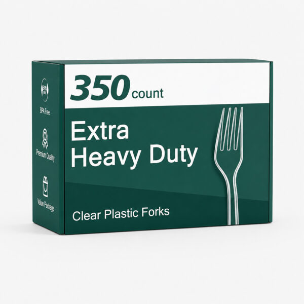 Clear Plastic Disposable Forks 7 Inch for Catering Clear Plastic Disposable Forks 7 Inch for Catering