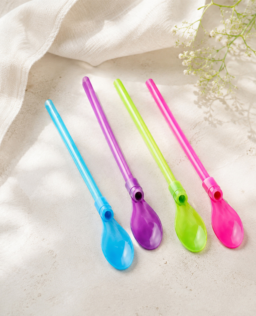 Colored plastic straws for catering supply companies