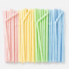 Colorful Flexible Plastic Drinking Straws for Cold Drinks