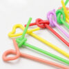Colorful Flexible Plastic Drinking Straws for Cold Drinks