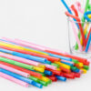 Colorful Flexible Plastic Drinking Straws for Cold Drinks