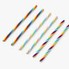 Colorful Printed Plastic Straws for Cold Drinks Colorful Printed Plastic Straws for Cold Drinks