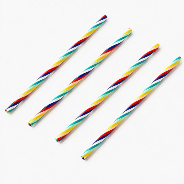Colorful Printed Plastic Straws for Cold Drinks Colorful Printed Plastic Straws for Cold Drinks