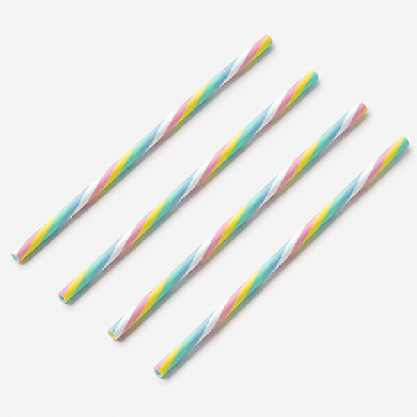 Colorful Printed Plastic Straws for Cold Drinks Colorful Printed Plastic Straws for Cold Drinks