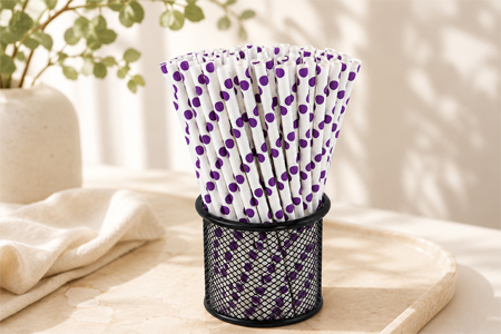 Commercial paper straw supplier product assortment