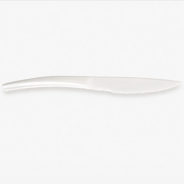 Curved Disposable Plastic Knife for Cake Service Curved Disposable Plastic Knife for Cake Service