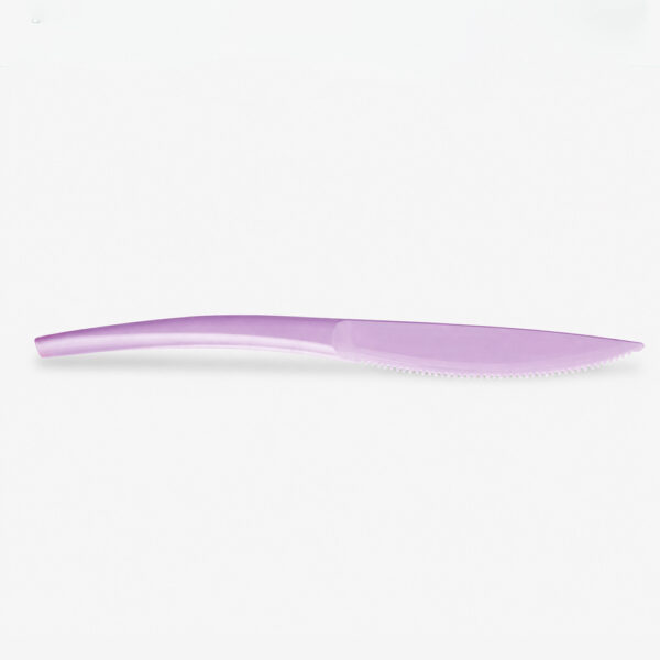 Curved Disposable Plastic Knife for Cake Service Curved Disposable Plastic Knife for Cake Service
