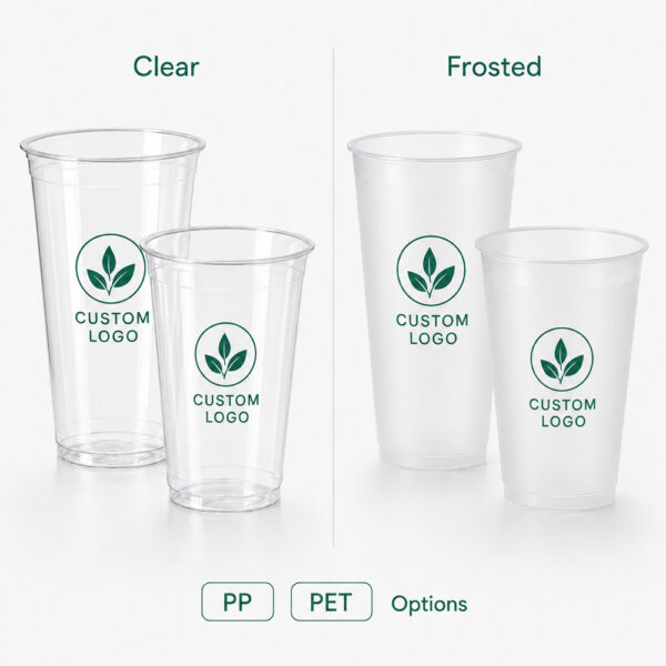 Custom Printed PP Cold Cups for Beverage Service