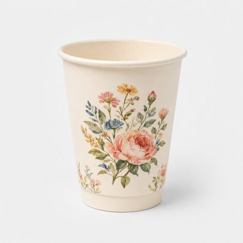 Custom Printed Paper Cup for Beverage Service