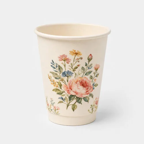 Custom Printed Paper Cup for Beverage Service