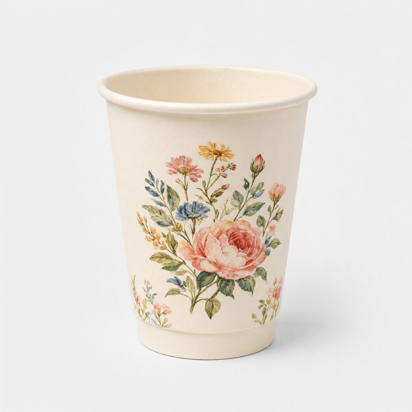 Custom Printed Paper Cup for Beverage Service