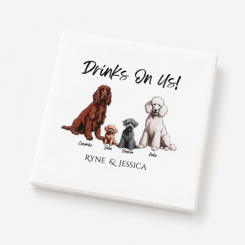 Custom Printed Paper Napkins for Events and Catering