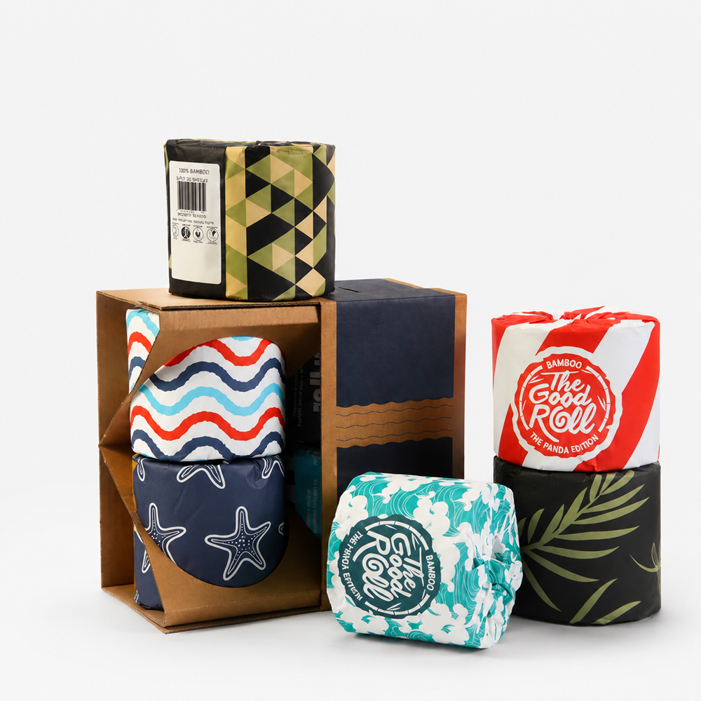 Custom Printed Toilet Paper Rolls for Private Label