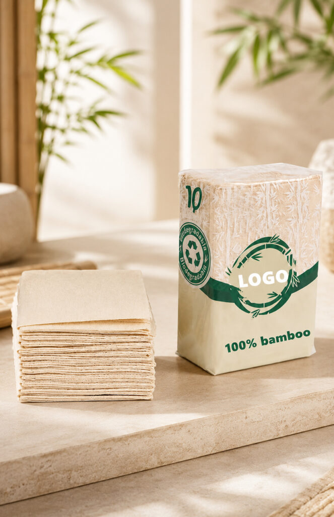 Custom branded pocket tissues for promotional campaigns