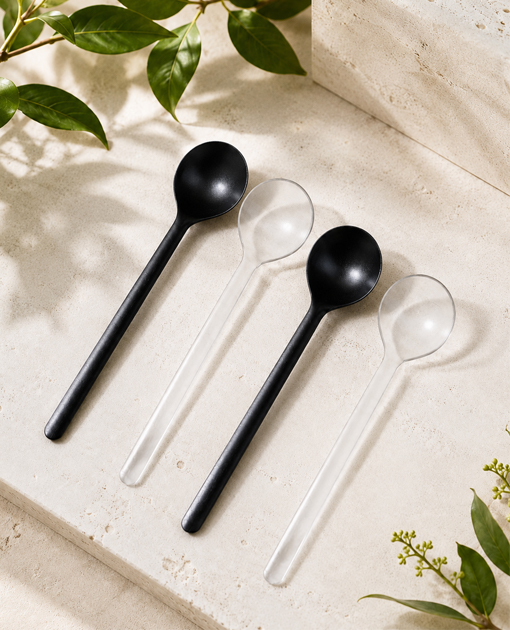 Custom disposable spoon supplier for branded packaging