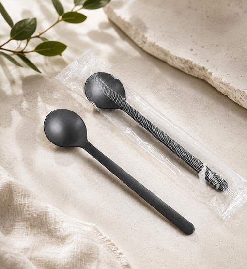 Custom disposable spoon supplier for branded packaging