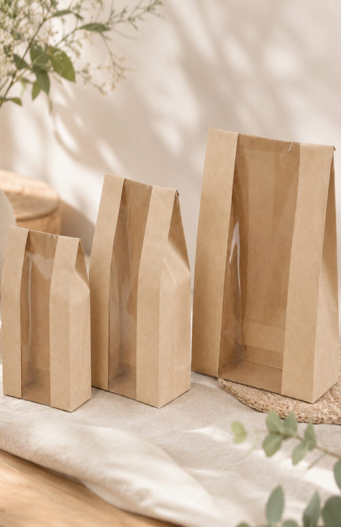 Custom kraft paper bag supplier for foodservice packaging