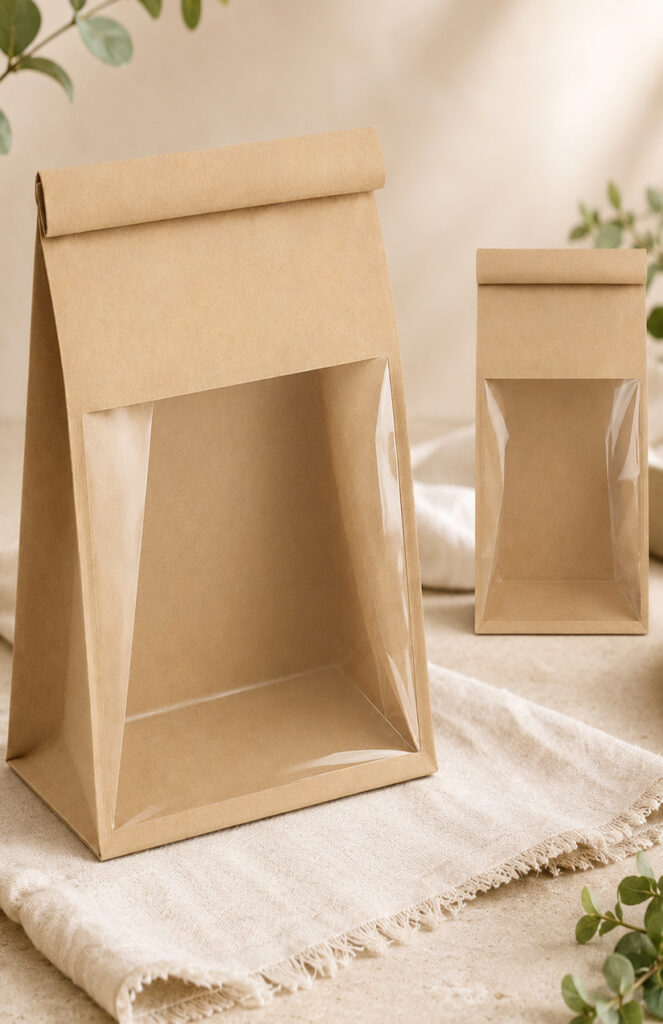 Custom kraft paper bag supplier for foodservice packaging
