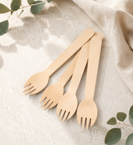 Custom logo spork wrappers for private label buyers